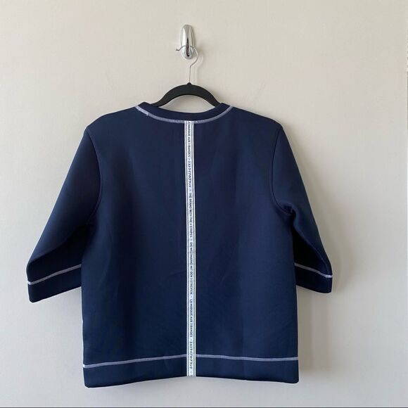 ADIDAS oRIGINALS-Dark navy trefoil sweatshirt - Picture 4 of 8